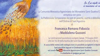 Professione Temporanea di Francesca Romana e Maddalena