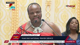 [FULL] His Majesty King Mswati III delivers a sermon at the end of year prayer service