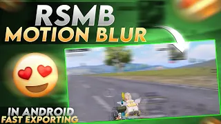 RSMB Effect On Android | How To Add RSMB Effect or Motion Blur In Android Montage Editing Tutorial