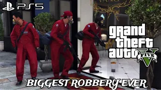 GTA 5 (PS5) - Robbery in the Biggest Jewel Store | KluTch OP