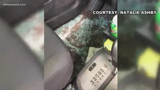 NC Couple's Windshield Smashed During Road Rage Incident