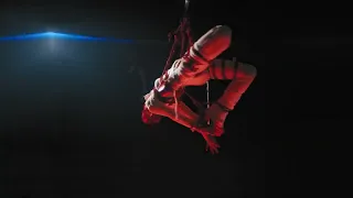 Rope suspension by Petite Pretzel for Cody Frost's music video DWYSSWM