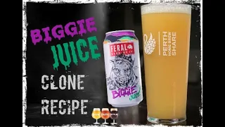 Biggie Juice Clone - Grain to Glass -  Juicy Hazy NEIPA - Homebrew beer recipe - Full brew day