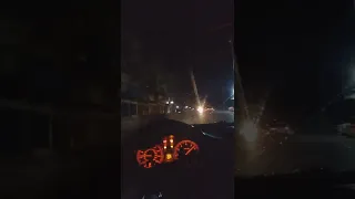 Drifting e92 at night