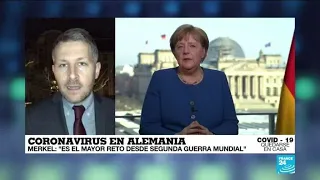 Informe desde Berlín: Merkel alienta a los alemanes a ser solidarios ante el Covid-19