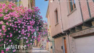 A beautiful medieval village Lautrec | One of the most beautiful villages in France| windmill