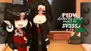 PIDW demons trio react to SVSSS | Gacha Club | 1/2