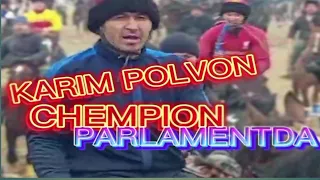 KARIM POLVON Parlamentda. DRON KADR