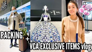 The most EXCLUSIVE VCA Jewellery, packing to Dubai, running errands, Dubai hotel room tour vlog