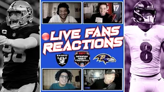 NFL FANS REACT to INSANE Baltimore Ravens VS Las Vegas Raiders OT THRILLER! | Week 1 MNF Reaction!🤯