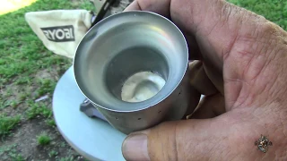 DIY Aluminum Beer Bottle Alcohol Stove Burner - Build & Test