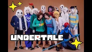 | Undertale cosplay on stage | Tanibata 2019 | OMAE WA MOU SHINDEIRU | Well, this is Undertale! |
