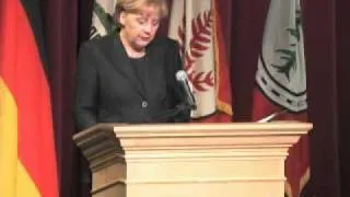 Chancellor Angela Merkel Speech