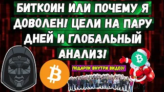 🚨 Биткоин или почему я доволен! Цели на ближайшие дни и Глобальный анализ! ПОДАРОК ВНУТРИ ВИДЕО!