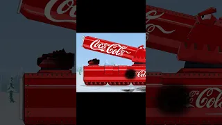 Mentos tank vs Coca Cola tank, Virus #homeanimations #gerand #multan #tanks #cartoons #shorts