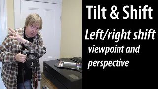 Tilt/shift lenses - left/right lens shift. Viewpoint and perspective