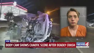 Stillwater body camera footage shows 150 mph crash scene that killed two