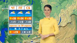 Прогноз погоды на 28 апреля в Новосибирске