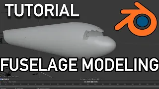Easy Way to Model a Fuselage in Blender 2.8