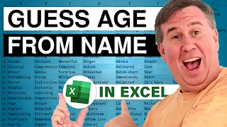 Excel Age Guessing Fun: Guess Your Age In Excel - Episode 2348