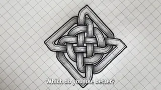 Celtic Knot Drawing: Circular Windmill Tutorial