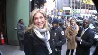 Elizabeth Mitchell signs autographs at Good Morning America