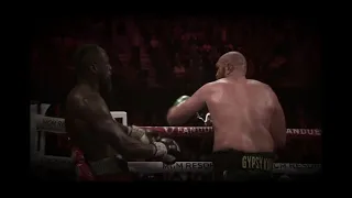 Tyson Fury v Deontay wilder slow motion  knock out