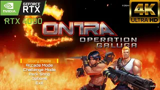 Contra Operation Galuga (4K)  #gameplay