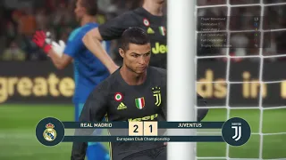 PES 2019 Realistic | Final UEFA Champions League | Real Madrid VS JUVENTUS  | Gameplay PC