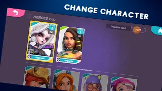 How to change character in T3 Arena