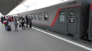 Train № 049 Saint Petersburg – Kislovodsk. Before the boarding.