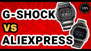 G-Shock Square with IP Aged Patina vs. AliExpress Kits