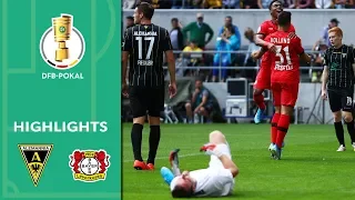 Crazy own goal helps Havertz & Co. | Aachen vs. Leverkusen 1-4 | Highlights | DFB-Pokal | 1st Round