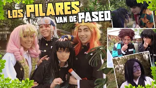 Los PILARES llevan a Tokito al Jardín del Patrón 🍂-【KNY/ COSPLAY VLOG】