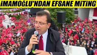 Ekrem İmamoğlu'ndan İstanbul Sancaktepe efsane miting | Yok böyle kalabalık