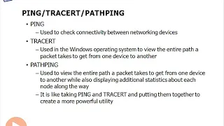 55 PING TRACERT PATHPING