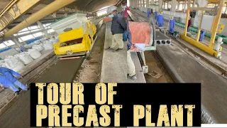 PRECAST PLANT| TOUR OF PRECAST PLANT.