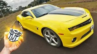 AGORA MEU CAMARO É DO TRANSFORMERS !