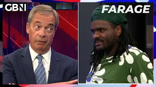 'Royal Navy DIDN'T get rid of slavery!' | Nigel Farage clashes with activist in fiery debate
