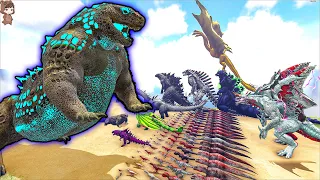 Titanus Doug VS Mod Kaiju & Dinosaurs Part1| ARK Mod Battle Ep.338
