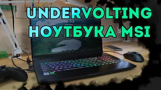 Undervolting ноутбука MSI GF75 настройка BIOS