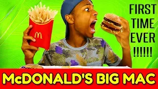 TRYING MY FIRST BIG MAC (Plus Horrible Storytime!)