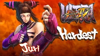 Ultra Street Fighter IV - Juri Arcade Mode (HARDEST)