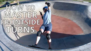 Surfskate Bowl Riding Tutorial: Mastering Frontside Turns