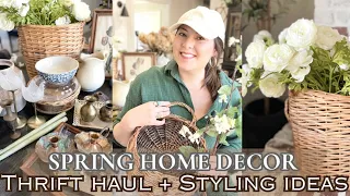 THRIFTED SPRING HOME DECOR 2024/WHAT TO LOOK FOR WHILE THRIFTING FOR SPRING DECOR/THRIFT HAUL 2024