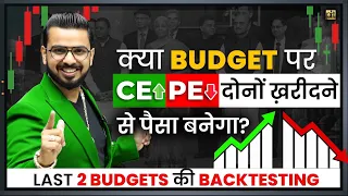 Budget Day Strategy | Straddle Strangle Backtesting on Buying CE & PE | Best Option Trading