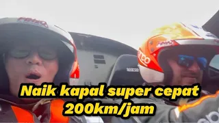 UJI NYALI DI DANAU TOBA, BIKIN JANTUNG NYARIS COPOT‼️ SENSASI NAIK KAPAL F1POWERBOAT! 🚤