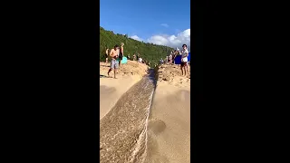 What Happens when River Connects to Ocean! #shorts