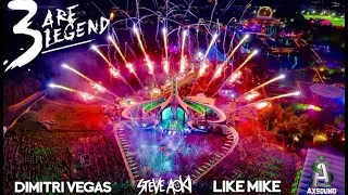 Axsound - Dimitri Vegas & Steve Aoki & Like Mike - 3 Are Legend [TOMORROWLAND Simulation Live Set]