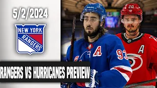 New York Rangers Vs Carolina Hurricanes Series Preview!